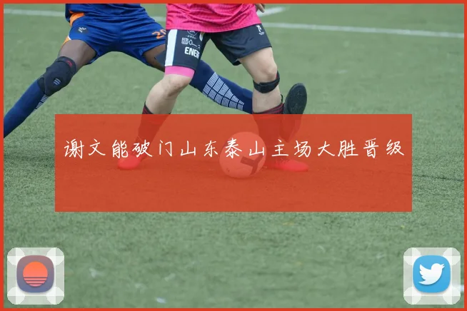 谢文能破门山东泰山主场大胜晋级